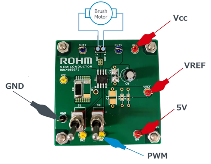 Mechanical Drawing - ROHM Semiconductor BD64950EFJ-EVK-001 Evaluation Board